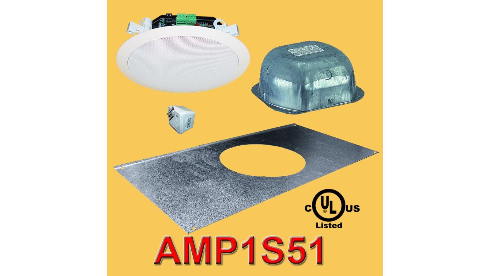AMP1S51 Amplified Ceiling Speaker Package